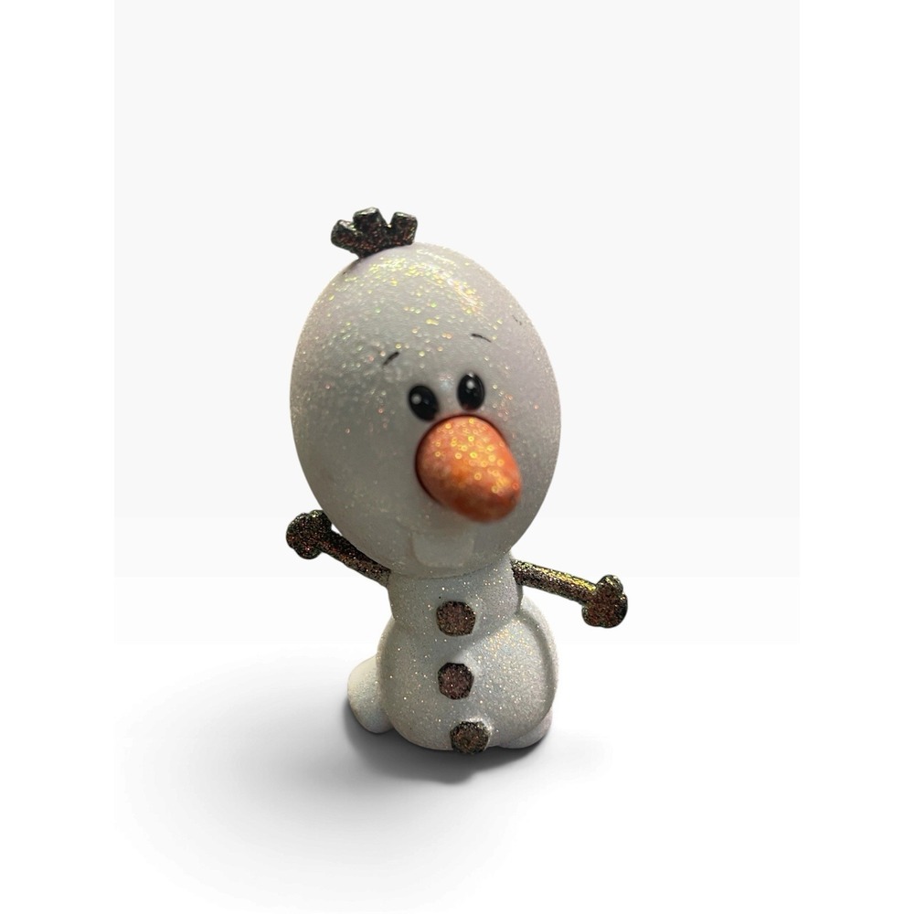 Disney Animators Collection Olaf from Frozen White Glitter Sparkle Figure
